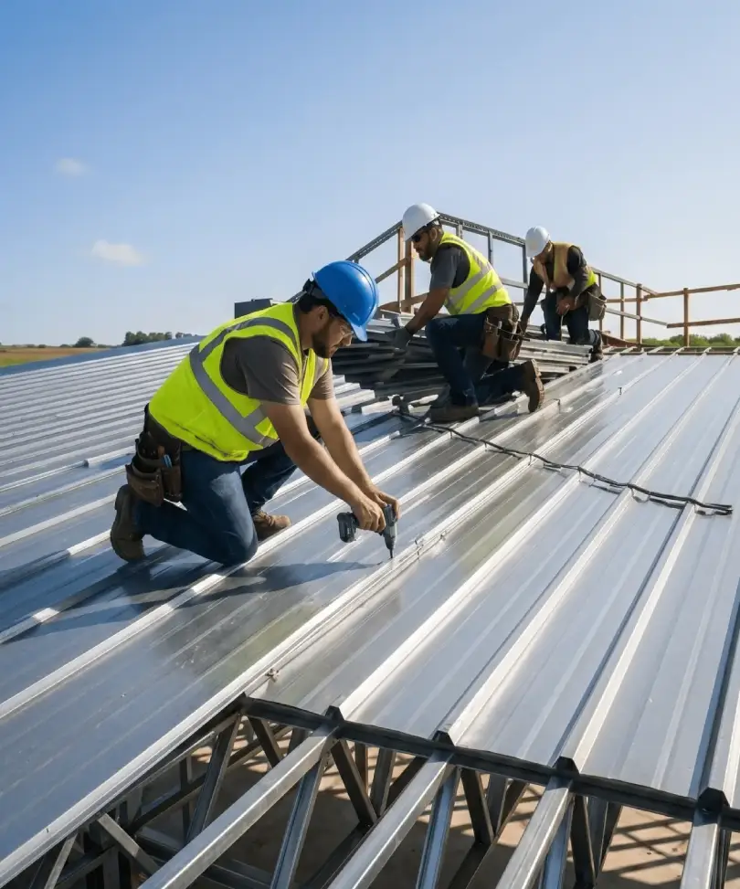 Steel Roofing Assembly